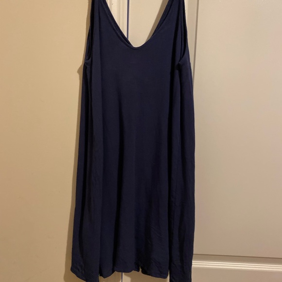 Blue sundress with adjustable straps - Picture 2 of 4